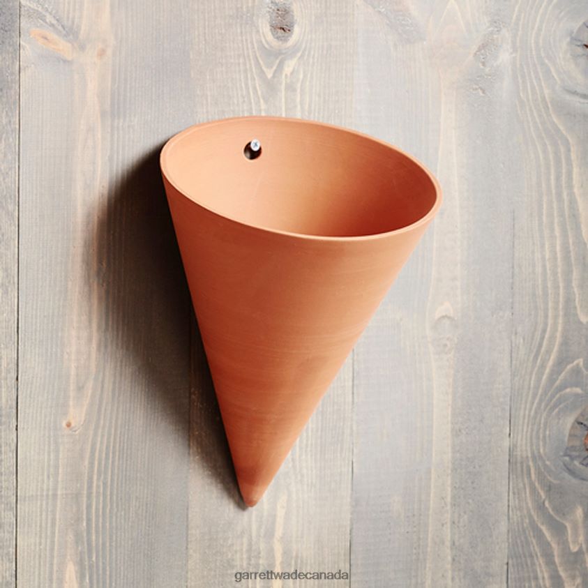 Garrett Wade Cone-Shaped Terracotta Wall Pot 8628N2170 Garden
