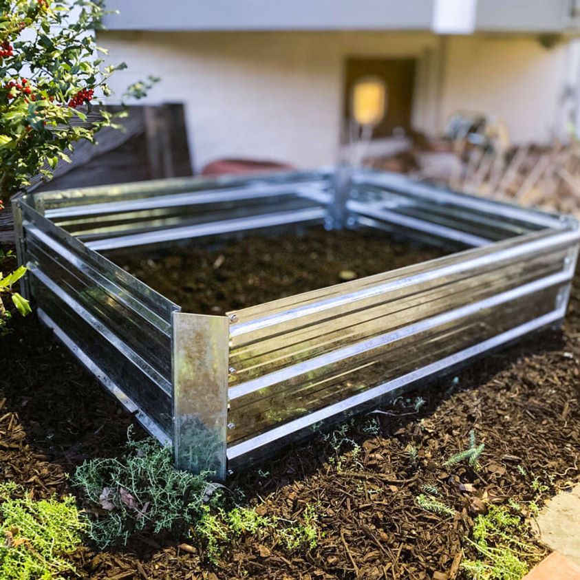 Garrett Wade Galvanized Garden Bed 8628N2162 Garden