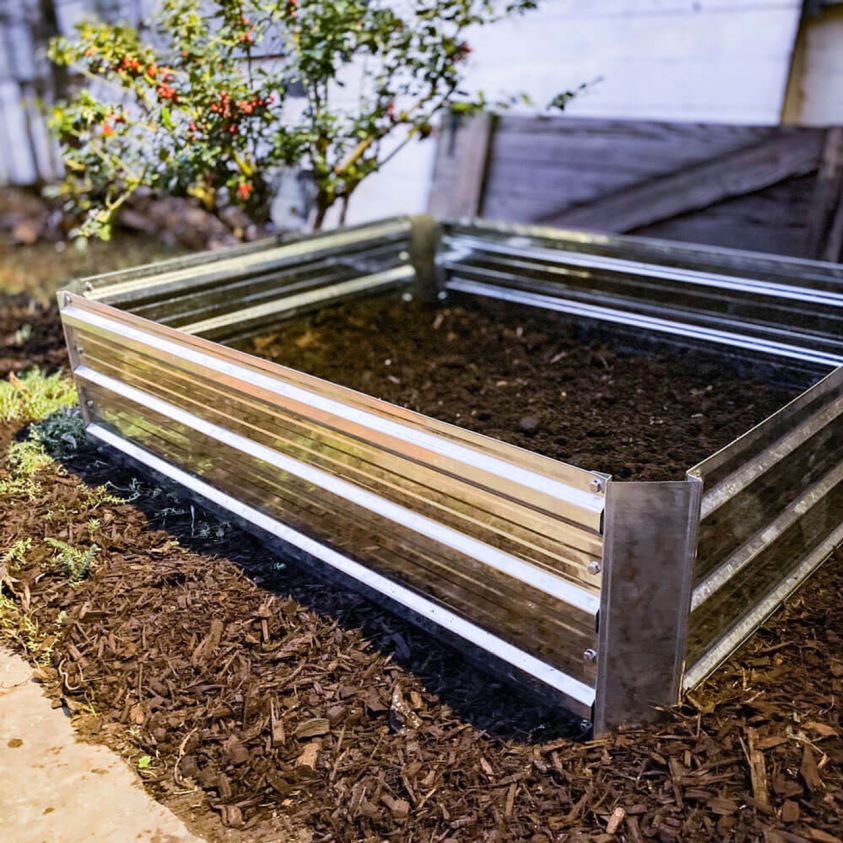 Garrett Wade Galvanized Garden Bed 8628N2162 Garden