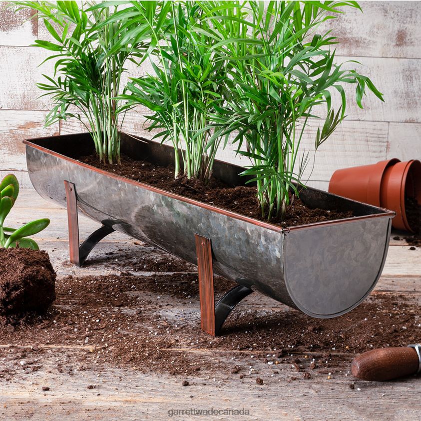 Garrett Wade Galvanized Steel Window Planters 8628N2163 Garden