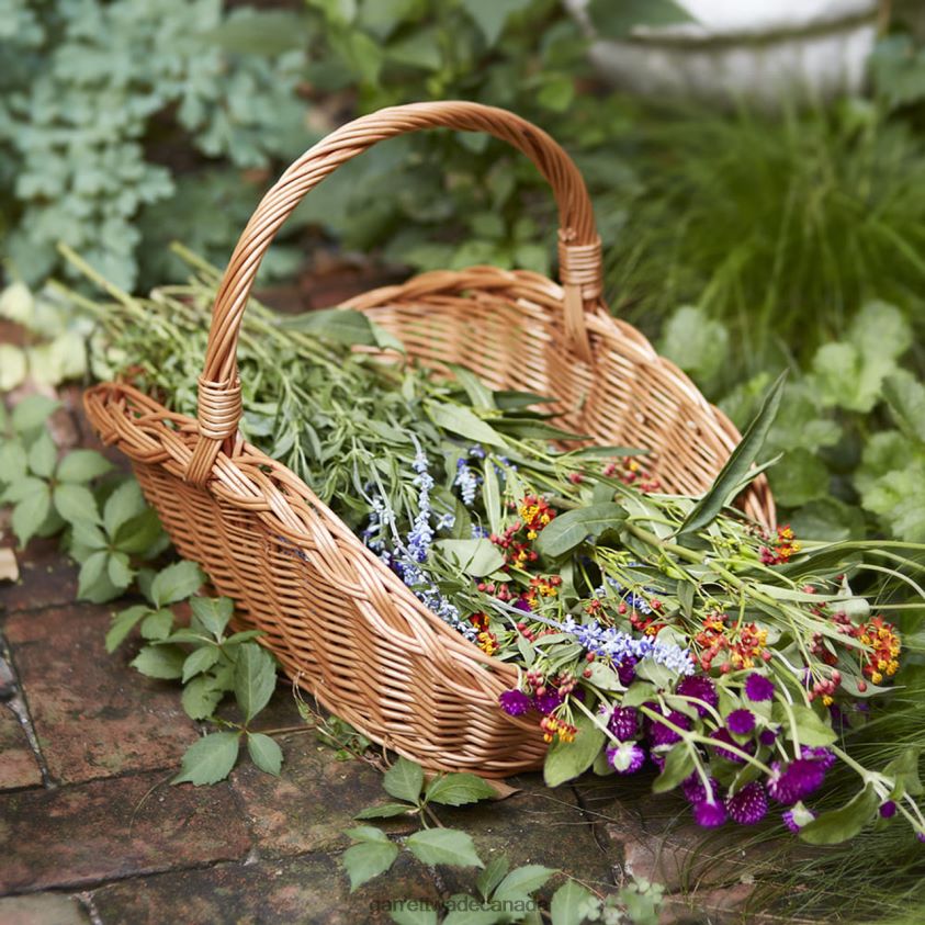 Garrett Wade Handwoven Wicker Garden & Home Basket 8628N2129 Garden