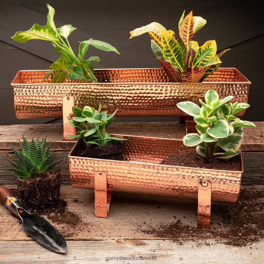 Garrett Wade Solid Copper Window Planters 8628N2148 Garden