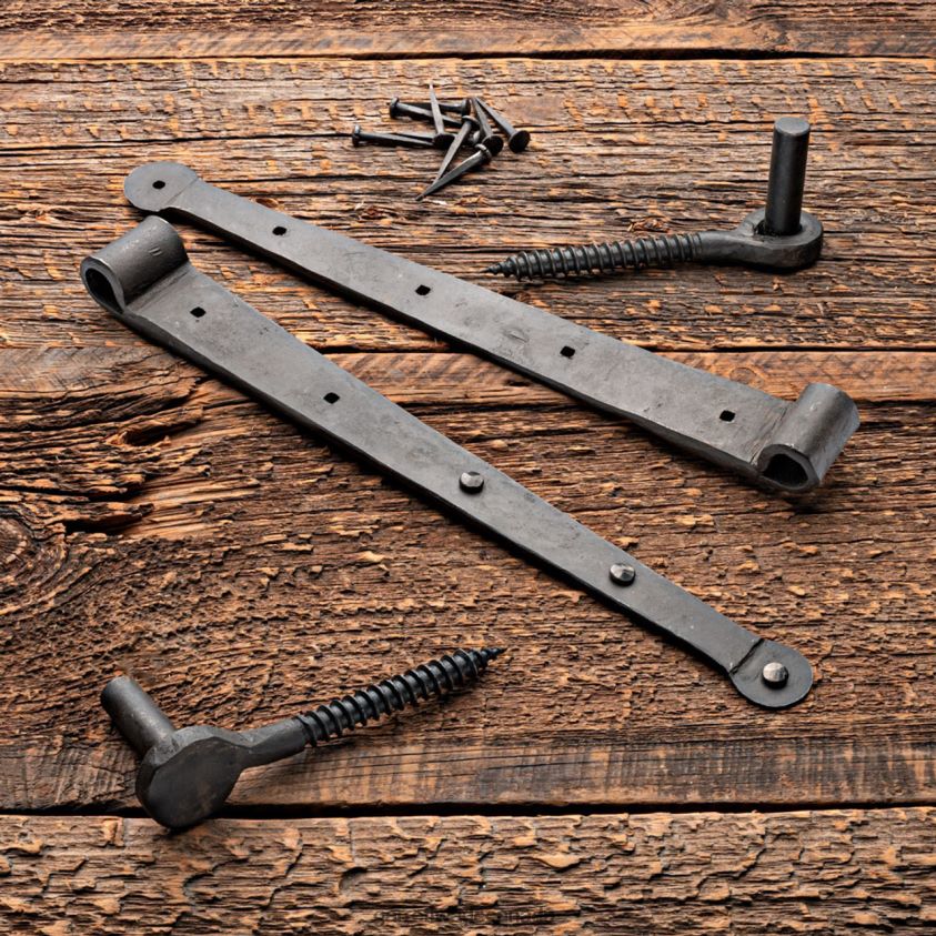 Garrett Wade Traditional Iron Gate & Door Hinges 8628N2142 Garden