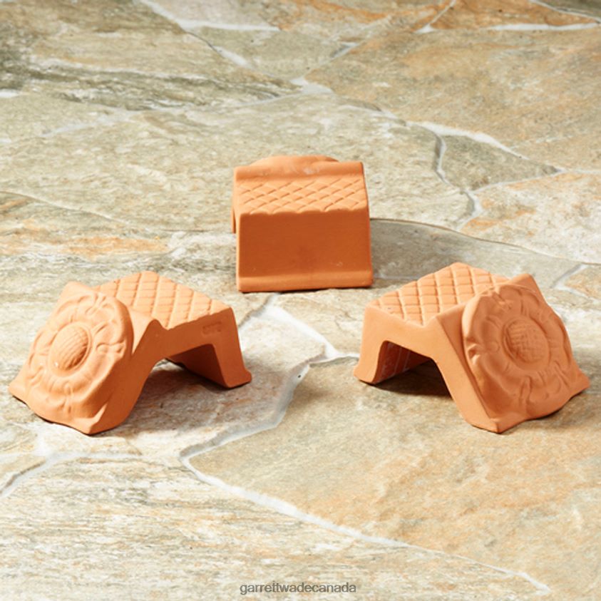 Garrett Wade Tudor Rose Terracotta Pot Feet 8628N2168 Garden