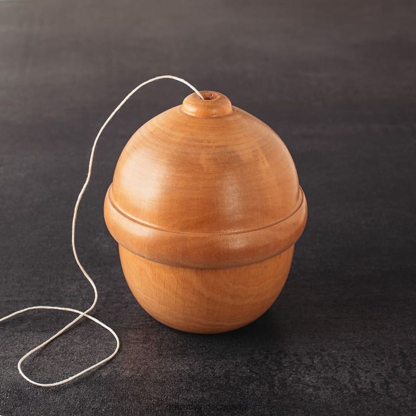 Garrett Wade Wooden Acorn-Shaped Twine Holder 8628N2130 Garden