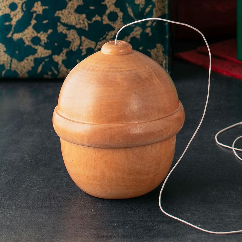 Garrett Wade Wooden Acorn-Shaped Twine Holder 8628N2130 Garden