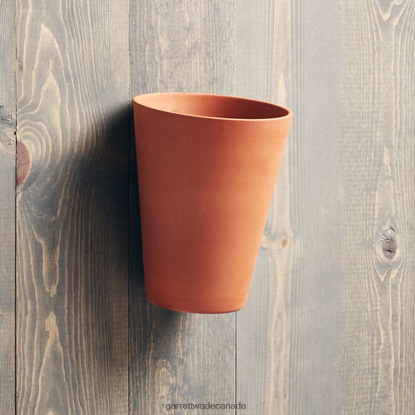 Garrett Wade Flat-Bottomed Terracotta Wall Pot 8628N2261 Garden