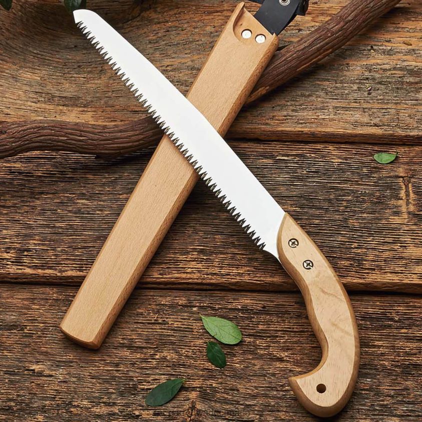 Garrett Wade 12'' Fast-Cut Pruning Saw & Holster 8628N234 Garden