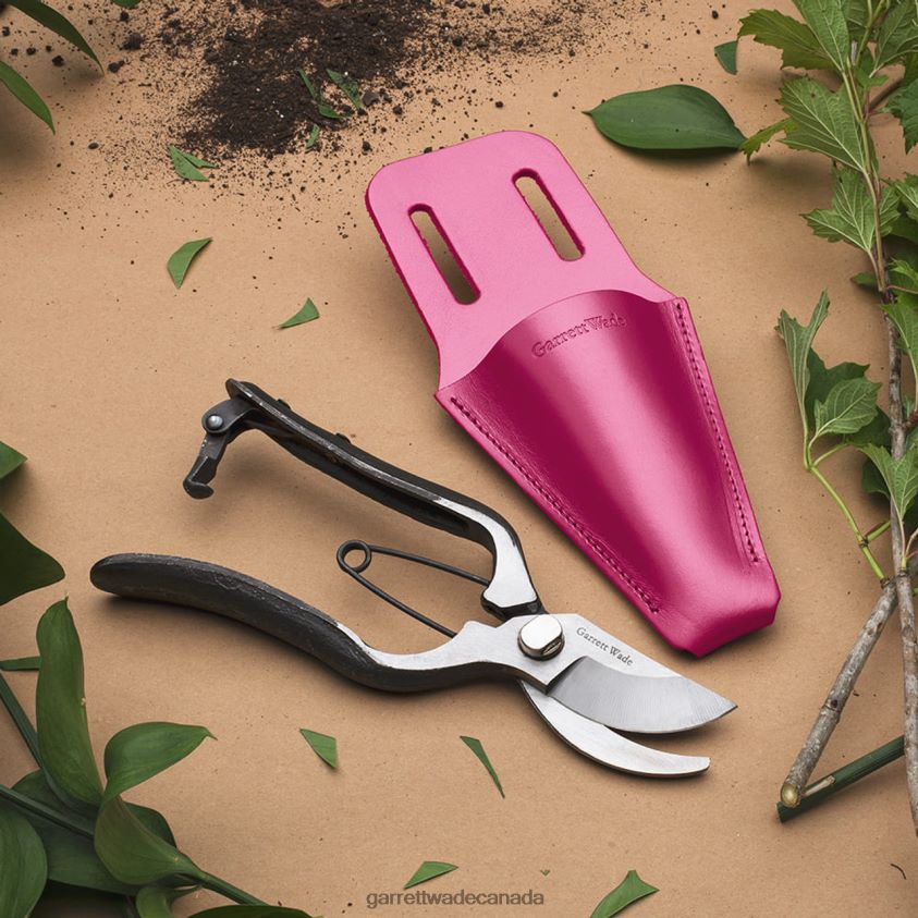 Garrett Wade Forged Pruner & French Leather Sheath Set 8628N235 Garden