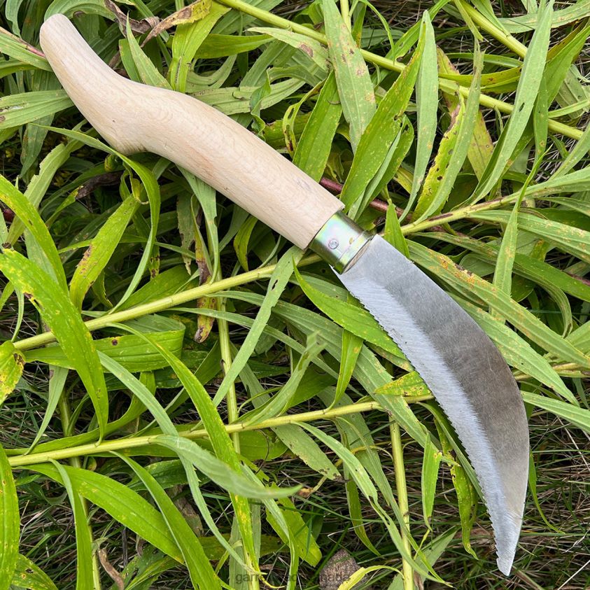 Garrett Wade Long Bladed Folding Harvest Knife 8628N250 Garden