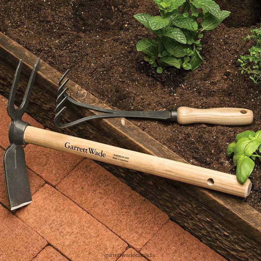 Garrett Wade Hand Rake & Grubber Set 8628N293 Garden