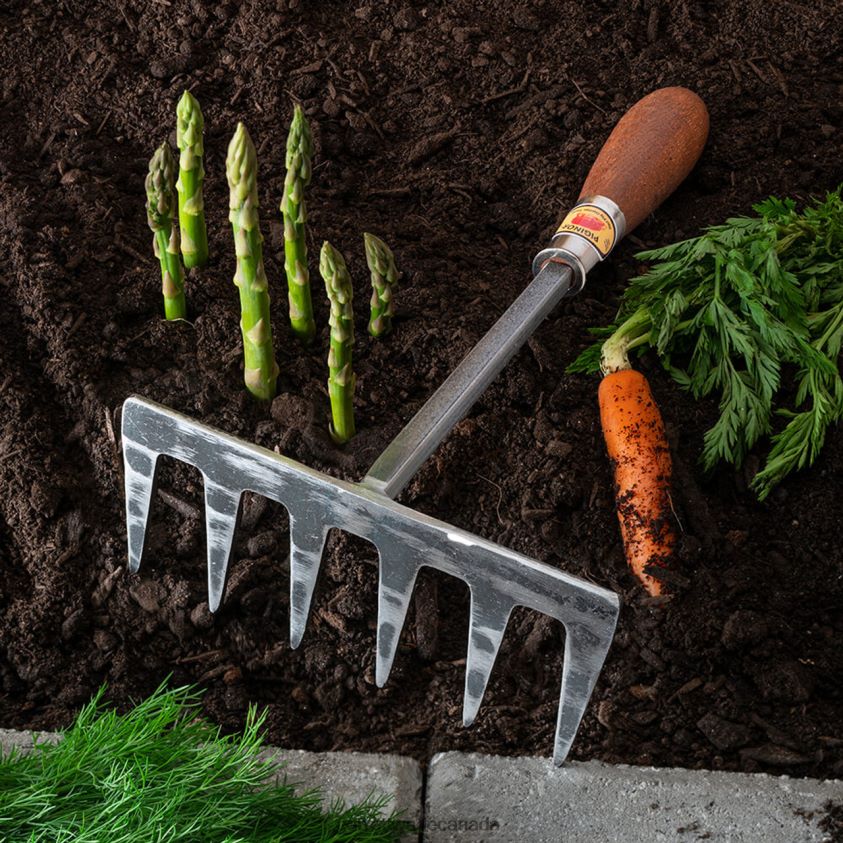 Garrett Wade Red Pig Hand Rake 8628N2104 Garden