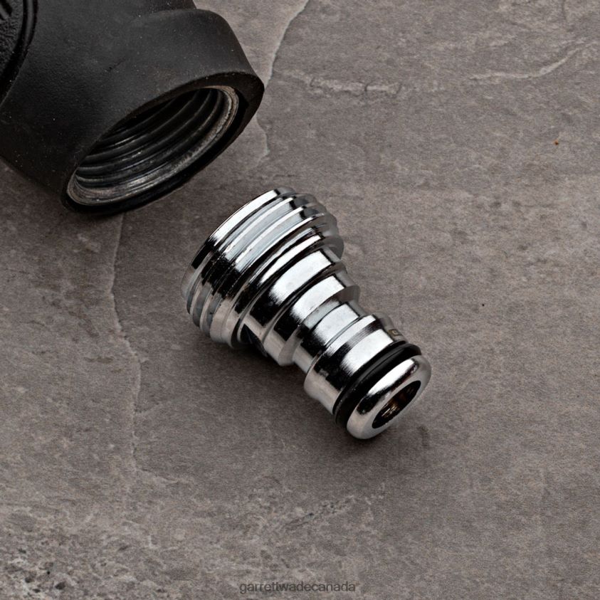 Garrett Wade Individual Quick-Release Chrome Hose Fittings 8628N2246 Garden