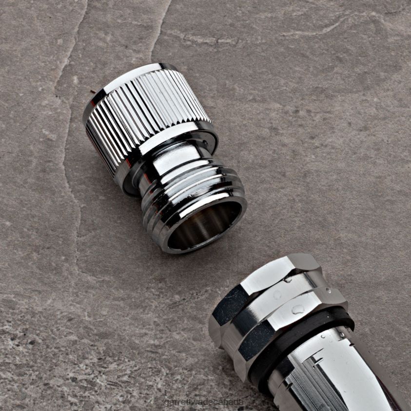 Garrett Wade Individual Quick-Release Chrome Hose Fittings 8628N2246 Garden