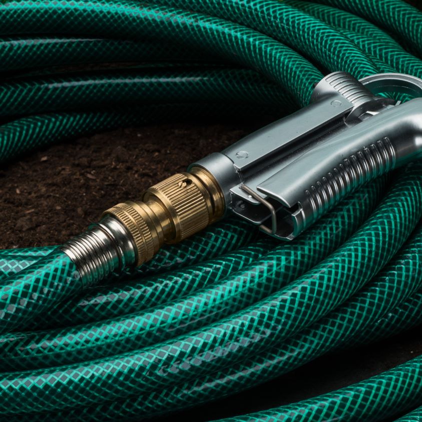 Garrett Wade Solid Brass Quick-Change Garden Hose Fittings 8628N2210 Garden