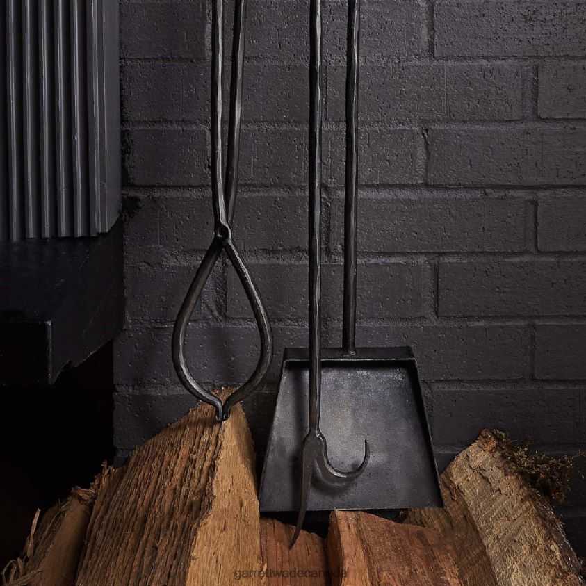 Garrett Wade 3-Piece Fireplace Tools Set 8628N2972 Home & Kitchen