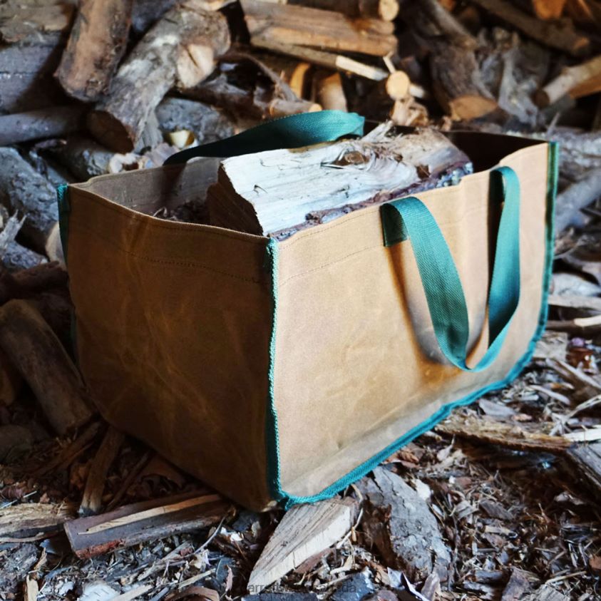 Garrett Wade Waxed Canvas Log Carriers 8628N2979 Home & Kitchen