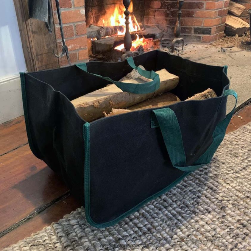 Garrett Wade Waxed Canvas Log Carriers 8628N2979 Home & Kitchen