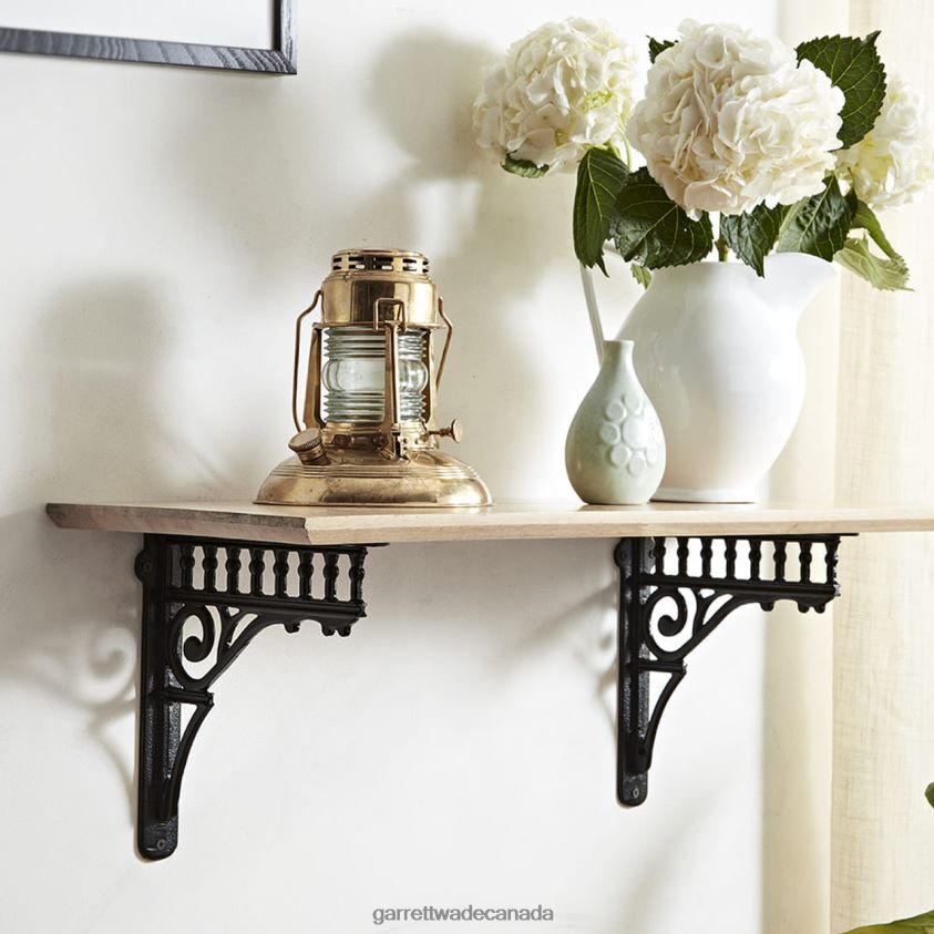 Garrett Wade Pair of Ornamental Cast Iron Shelving Brackets 8628N21000 Home & Kitchen