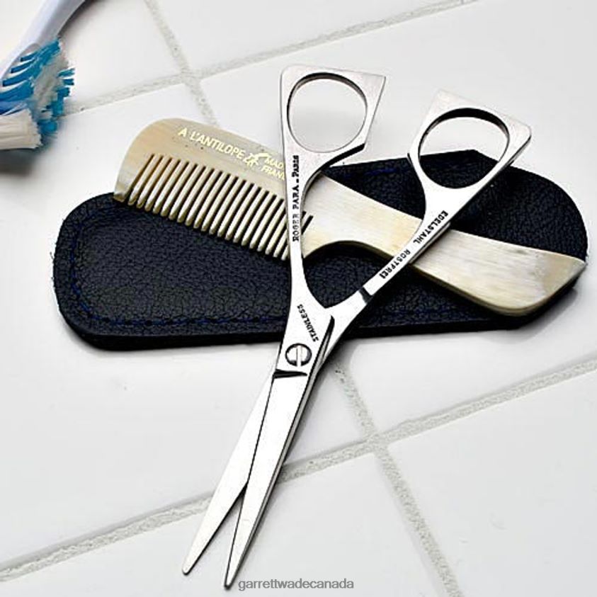 Garrett Wade Mustache Trimming Kit (Comb & Scissors) 8628N21034 Home & Kitchen