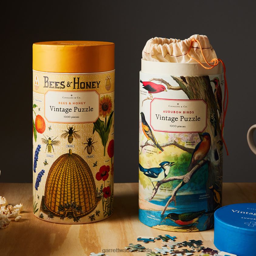 Garrett Wade 1000 Piece Jigsaw Puzzles with Vintage Imagery 8628N2940 Home & Kitchen