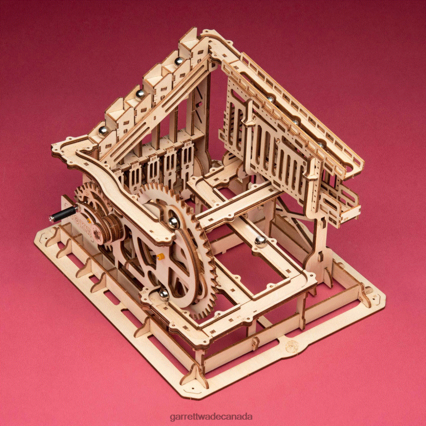 Garrett Wade 3D Wooden Marble Run Puzzle 8628N2929 Home & Kitchen