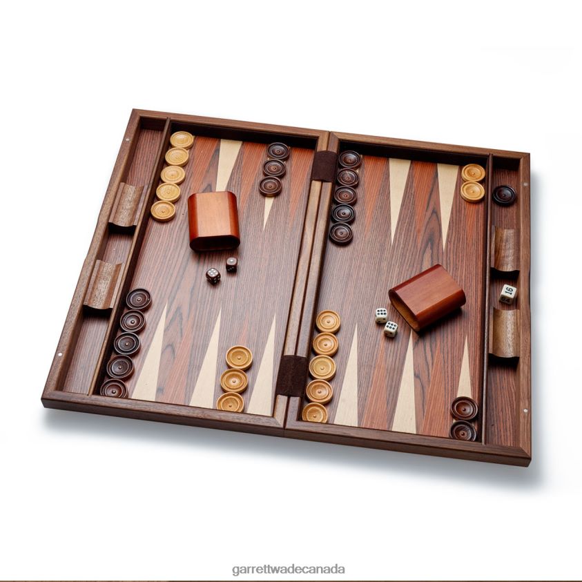 Garrett Wade Inlaid Deluxe Backgammon Set 8628N2903 Home & Kitchen