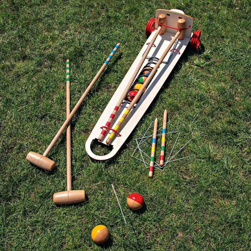 Garrett Wade Traveling Croquet Set Made in France 8628N2910 Home & Kitchen