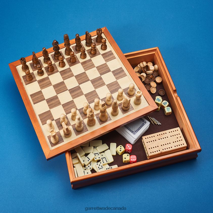 Garrett Wade Ultimate 7-in-1 Board Game Set 8628N2915 Home & Kitchen