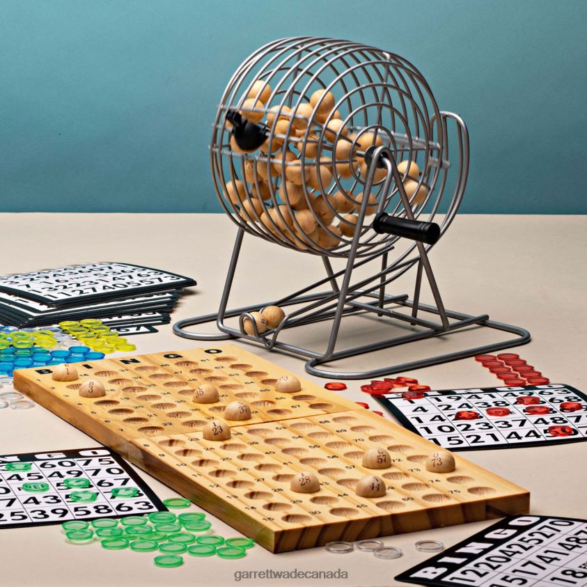 Garrett Wade Wooden Bingo Set 8628N2897 Home & Kitchen
