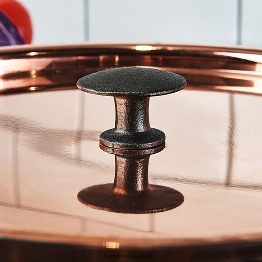 Garrett Wade Handmade 11'' Copper Chef's Pan with Lid 8628N2763 Home & Kitchen