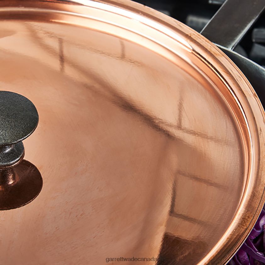 Garrett Wade Handmade 11'' Copper Chef's Pan with Lid 8628N2763 Home & Kitchen
