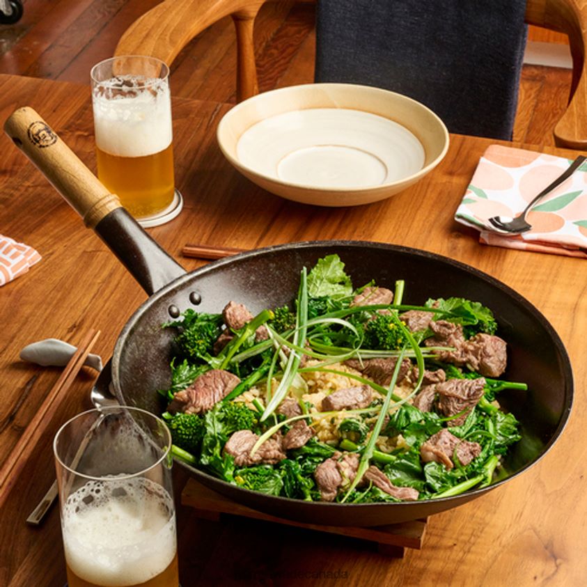 Garrett Wade Netherton Long-Handled Spun Iron Wok 8628N2758 Home & Kitchen