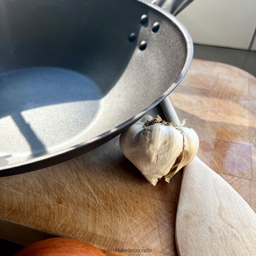 Garrett Wade Netherton Long-Handled Spun Iron Wok 8628N2758 Home & Kitchen