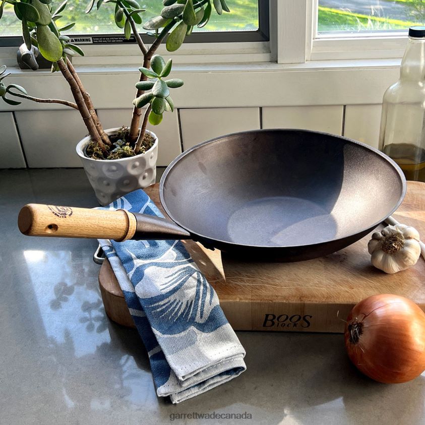 Garrett Wade Netherton Long-Handled Spun Iron Wok 8628N2758 Home & Kitchen