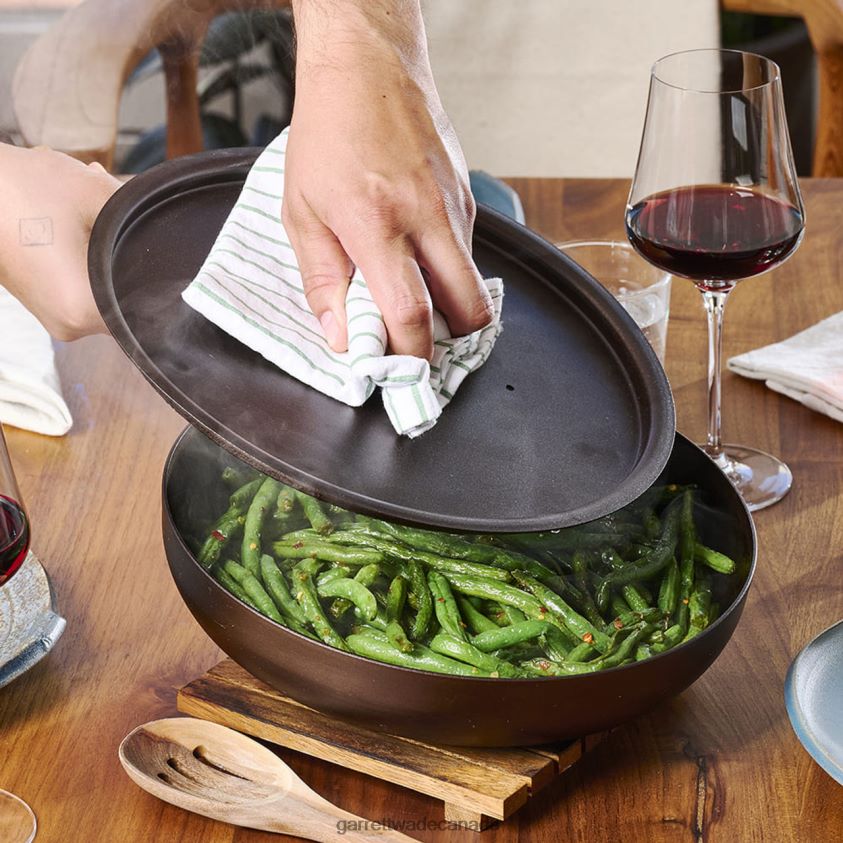 Garrett Wade Netherton Spun Iron Chef's Pan with Lid 8628N2752 Home & Kitchen