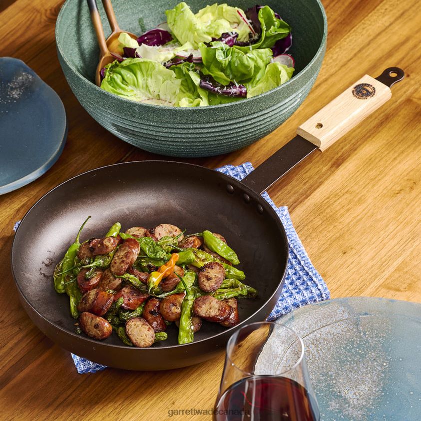 Garrett Wade Netherton Spun Iron Chef's Pan with Lid 8628N2752 Home & Kitchen