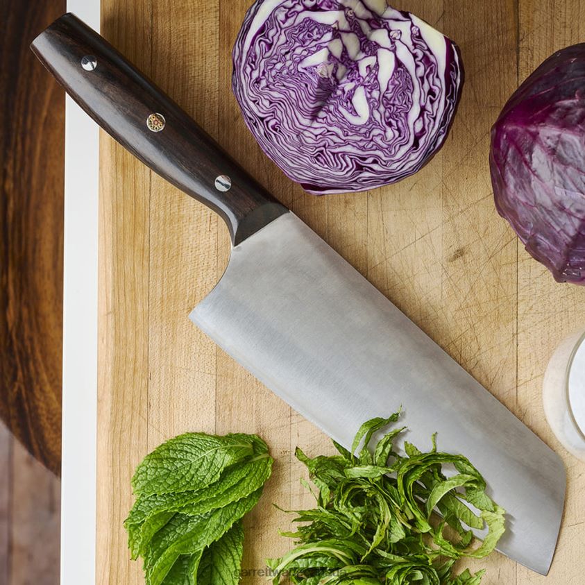 Garrett Wade Ebony Handled Chef's Cleaver 8628N2775 Home & Kitchen