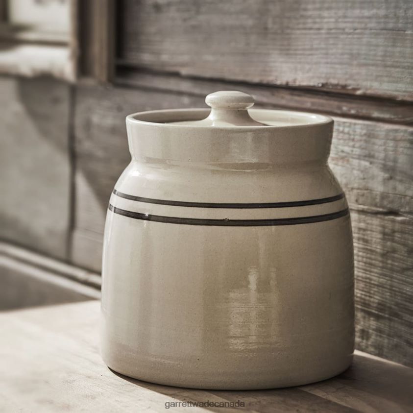 Garrett Wade 6-Inch Stoneware Canister 8628N2873 Home & Kitchen