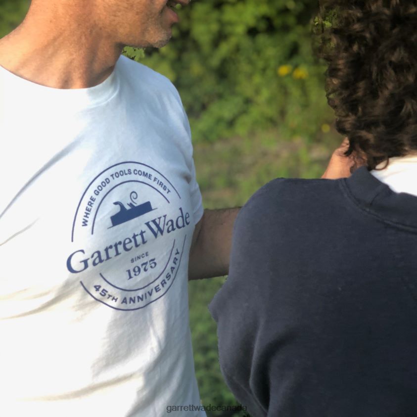 Garrett Wade 45th Anniversary T-Shirts - White 8628N21065 Home & Kitchen