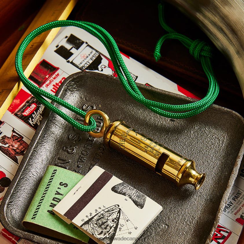 Garrett Wade 1943 Brass Infantry Whistle 8628N2304 Outdoor