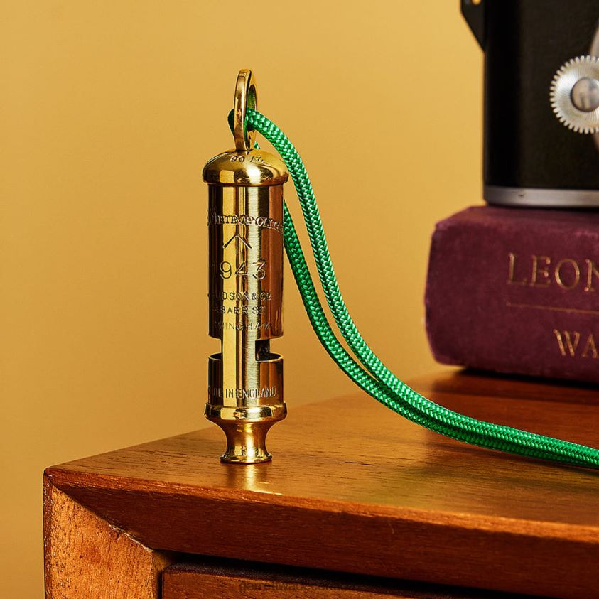 Garrett Wade 1943 Brass Infantry Whistle 8628N2304 Outdoor