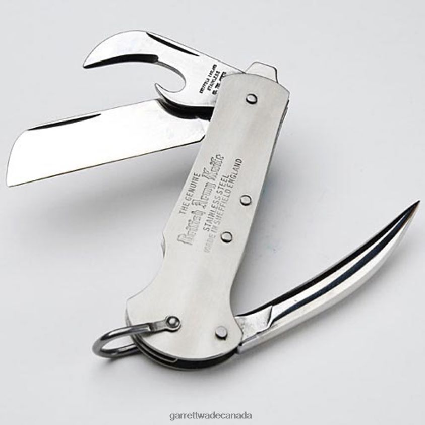 Garrett Wade Three Bladed British Navy Knife with Marlinspike 8628N2308 Outdoor