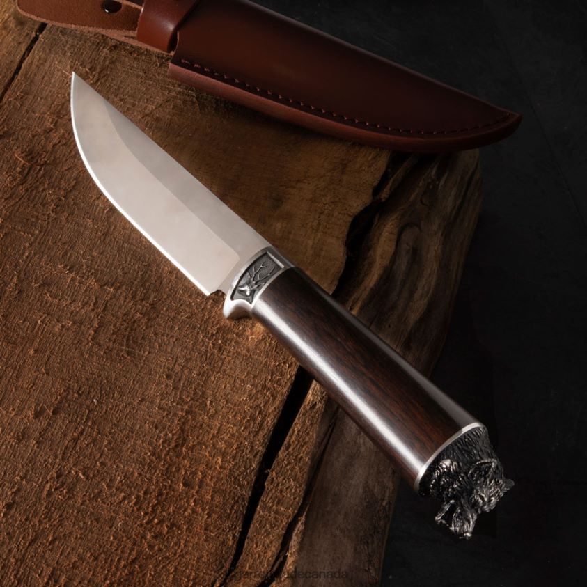 Garrett Wade Wolf-Pommel Hunting Knife 8628N2329 Outdoor