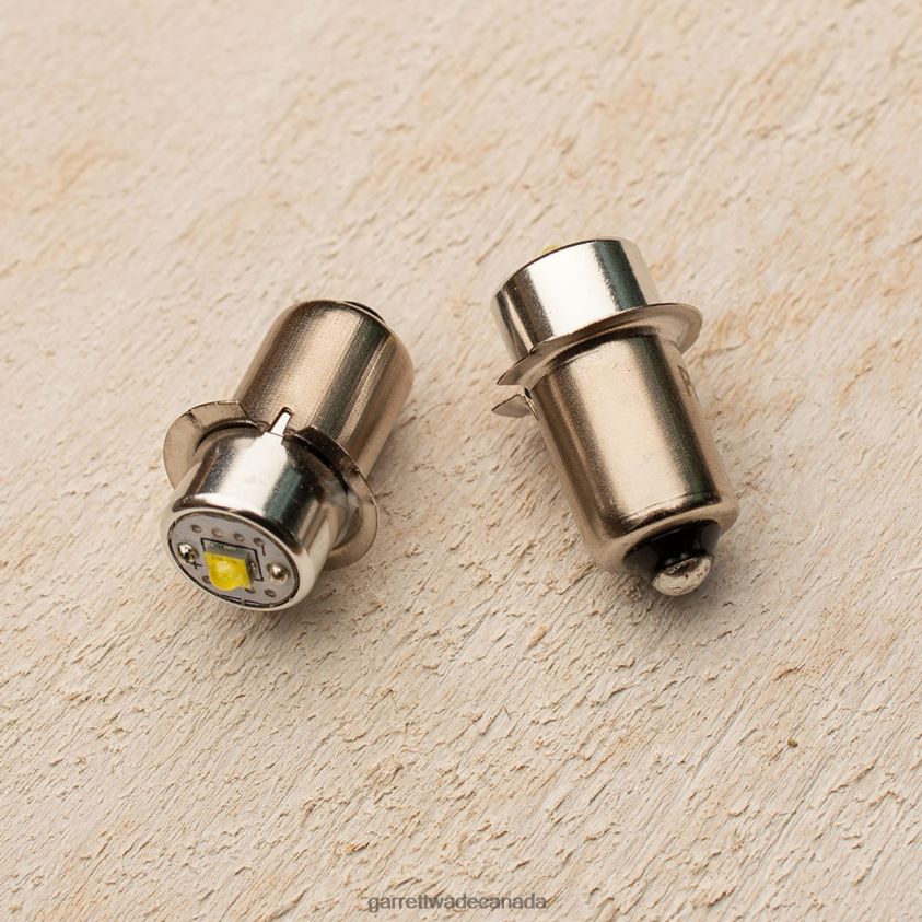 Garrett Wade LED Lightbulbs for GI Right Angle Army Flashlight - Set of 2 8628N2342 Outdoor