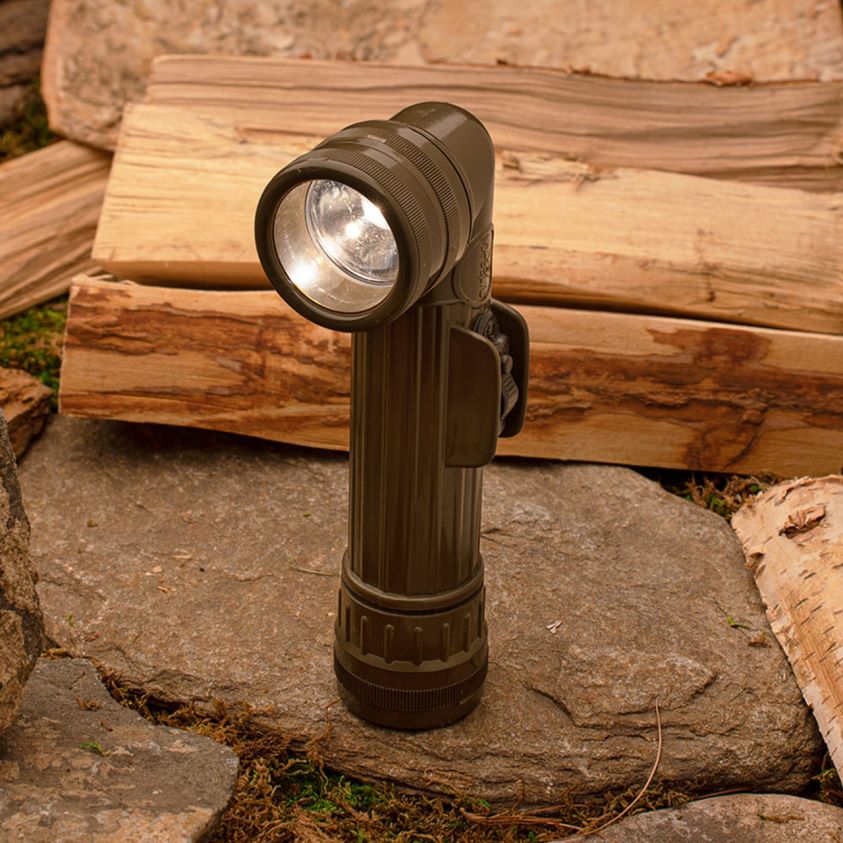 Garrett Wade US GI Right Angle Army Flashlight 8628N2336 Outdoor