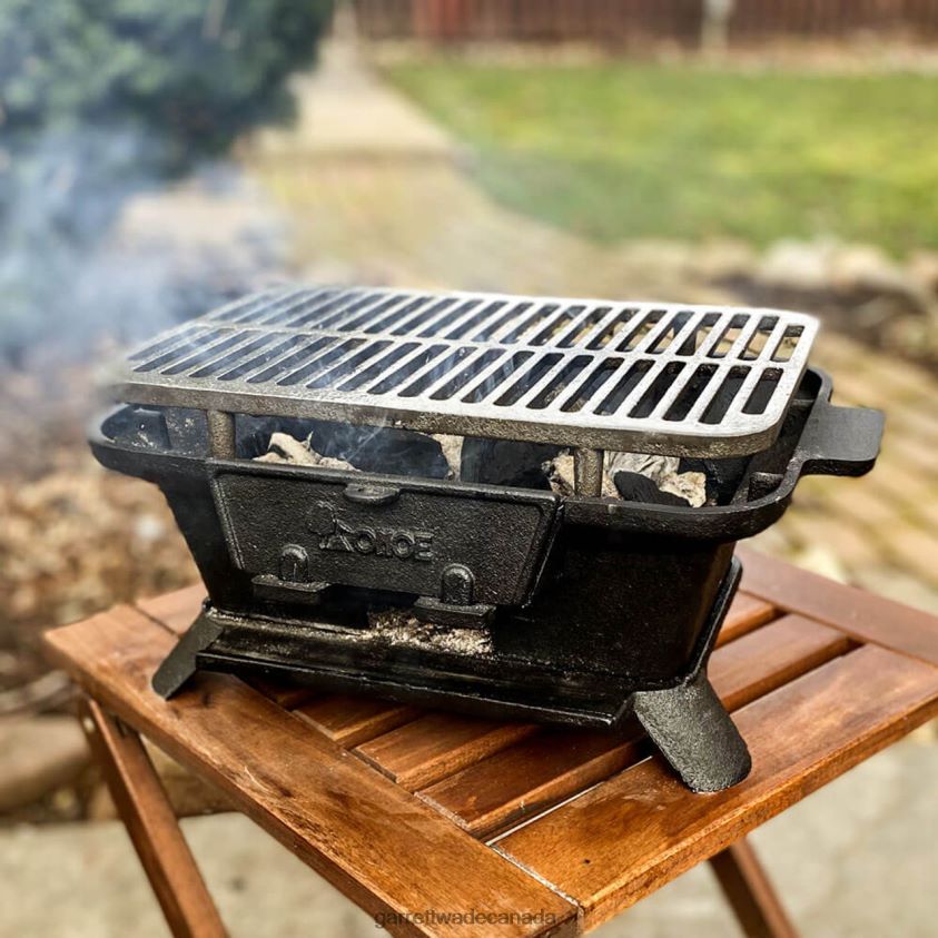 Garrett Wade Japanese Style Cast Iron Hibachi Grill 8628N2353 Outdoor