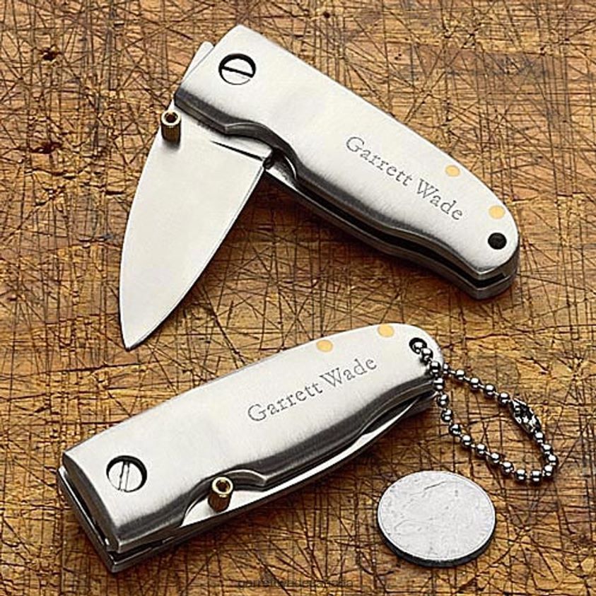 Garrett Wade Drop-Point Pocket Knife 8628N2394 Outdoor