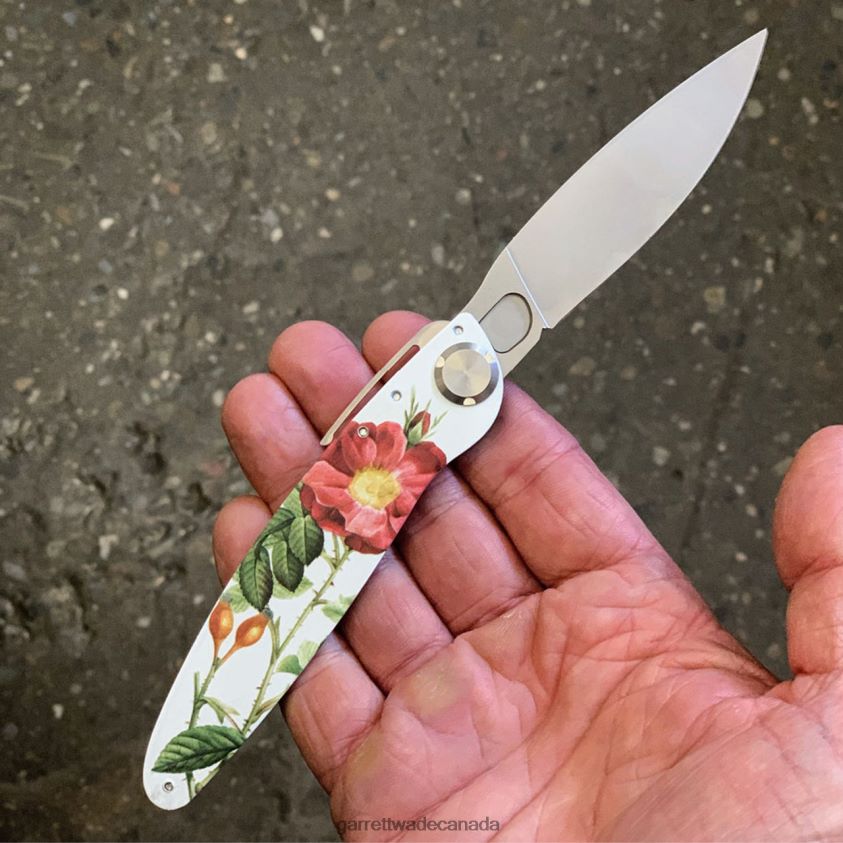 Garrett Wade K2 Flower Design Folding Knife 8628N2381 Outdoor