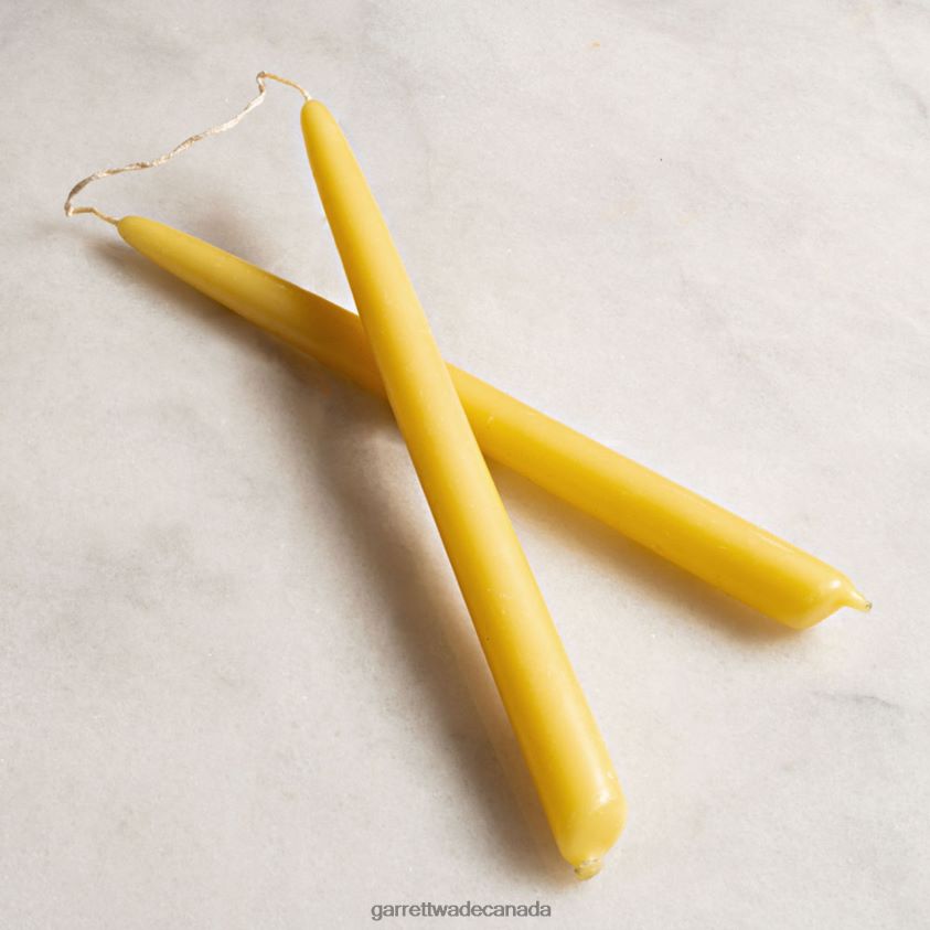 Garrett Wade Beautiful Hand-Dipped 11'' Beeswax Candles 8628N2422 Outdoor